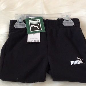 Black Puma Joggers